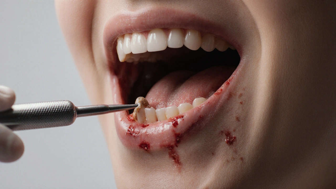 Zubní kámen pod dásní: jak ho odstranit a jaké jsou rizika