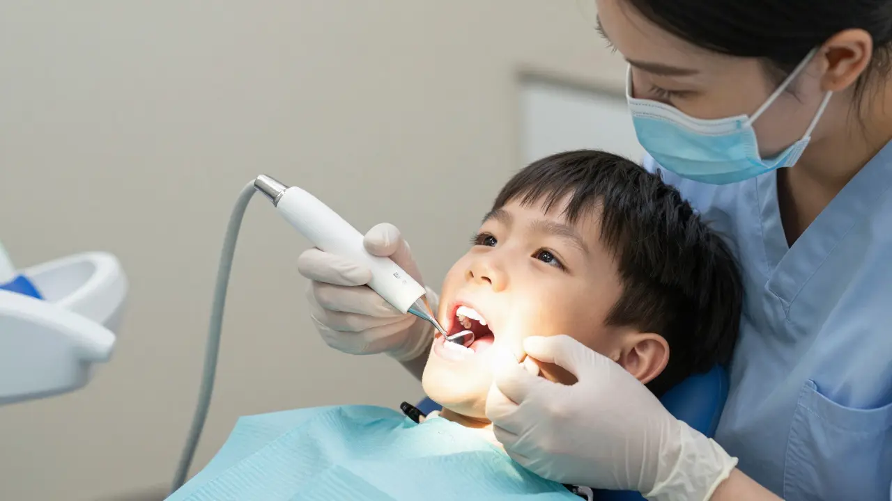 Jak často používat ultrazvukový čistič zubu u dětí?