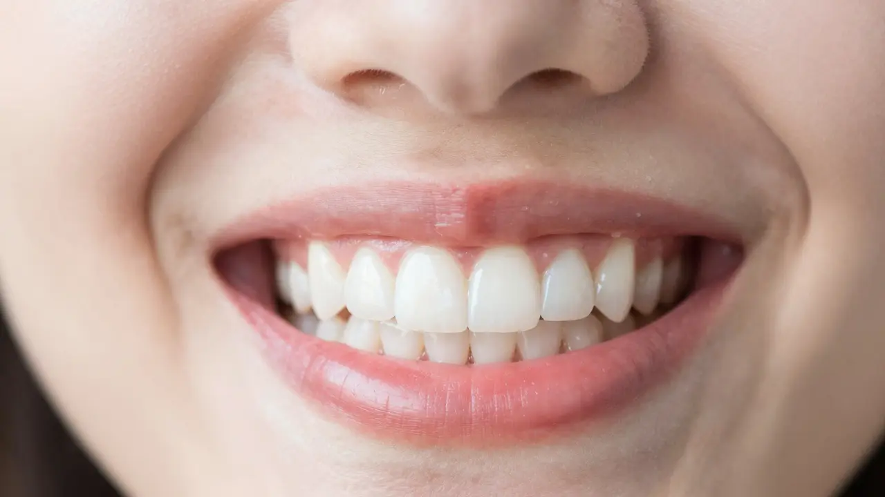 Zdravý úsměv po profesionálním čištění zubů