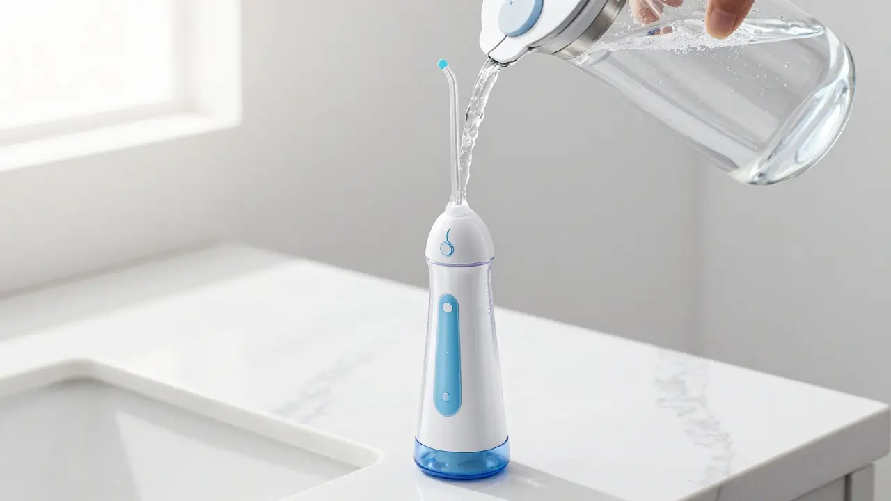 Co se dává do ústní sprchy? Pravidla pro náplně a časté chyby