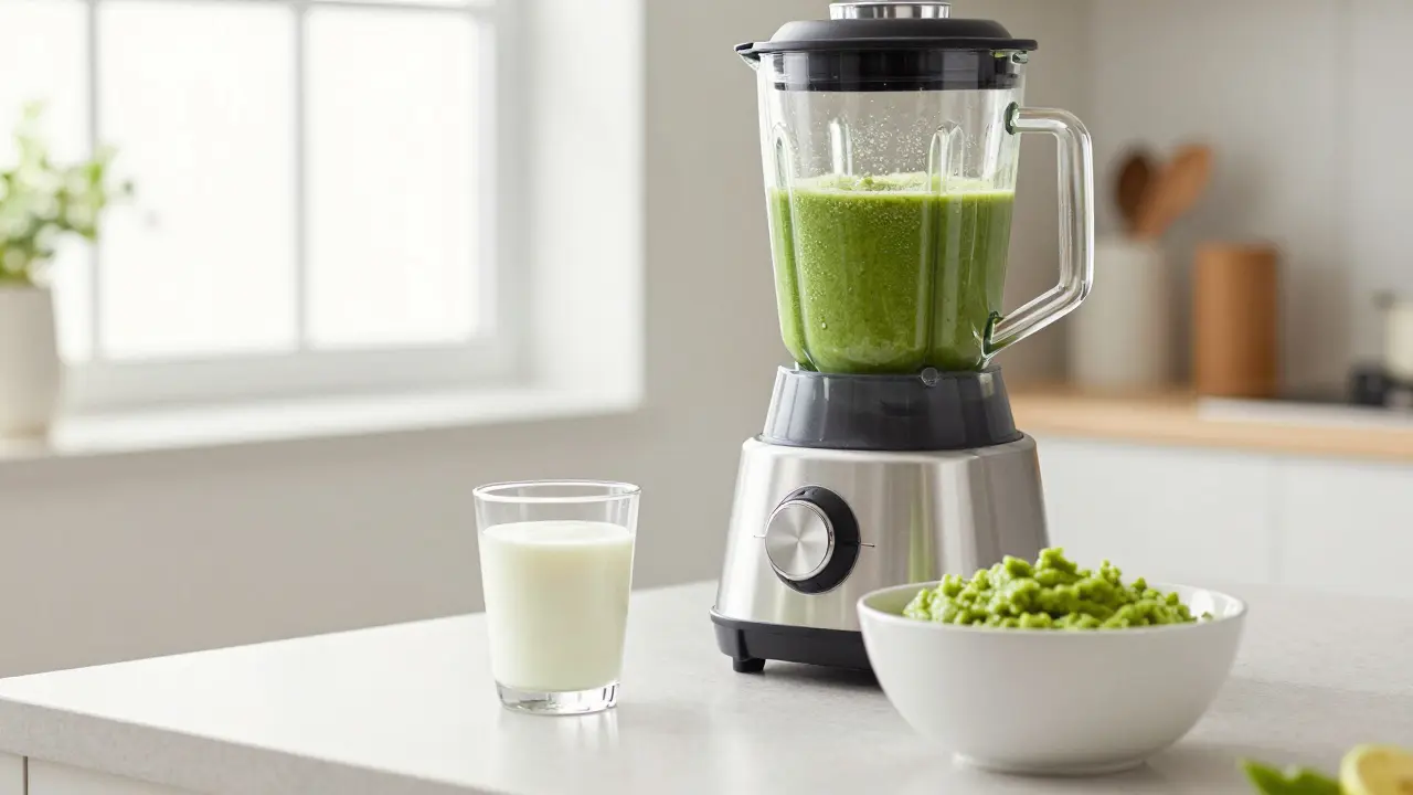 Mixrovaný smoothie a tekutá strava pro období po operaci čelisti