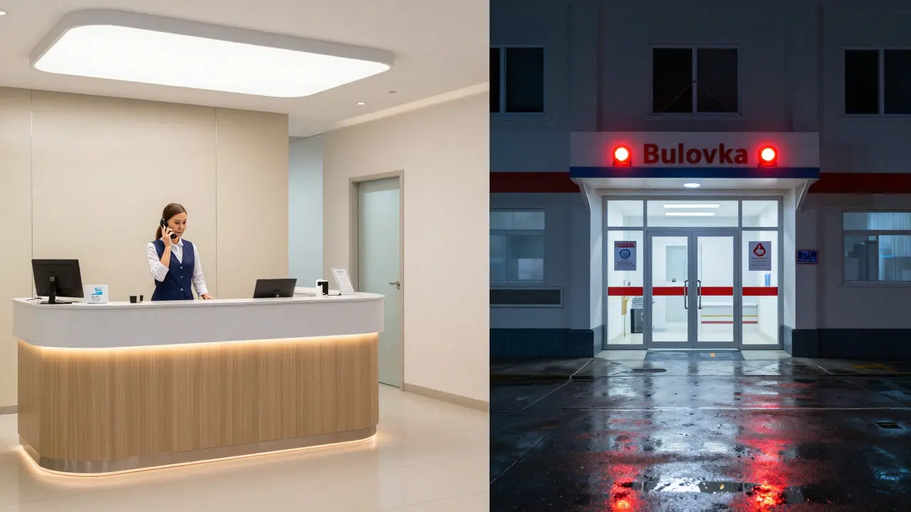 Rozdíl mezi soukromou ordinací a nemocniční pohotovostí