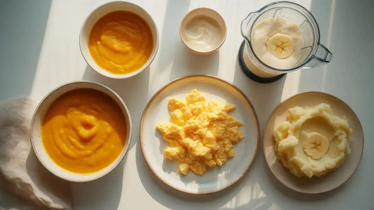 Měkké potraviny pro první dny s rovnátky: polévka, vejce a smoothie